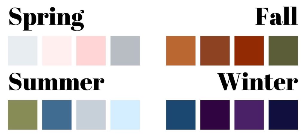 color palettes for what to wear for your engagement photos