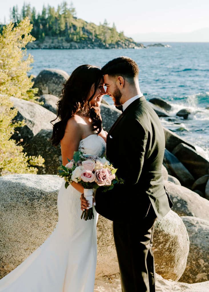 Elopement cost of couple eloping in Lake Tahoe
