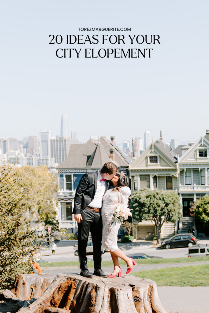 20 ideas for your city elopement blog post link