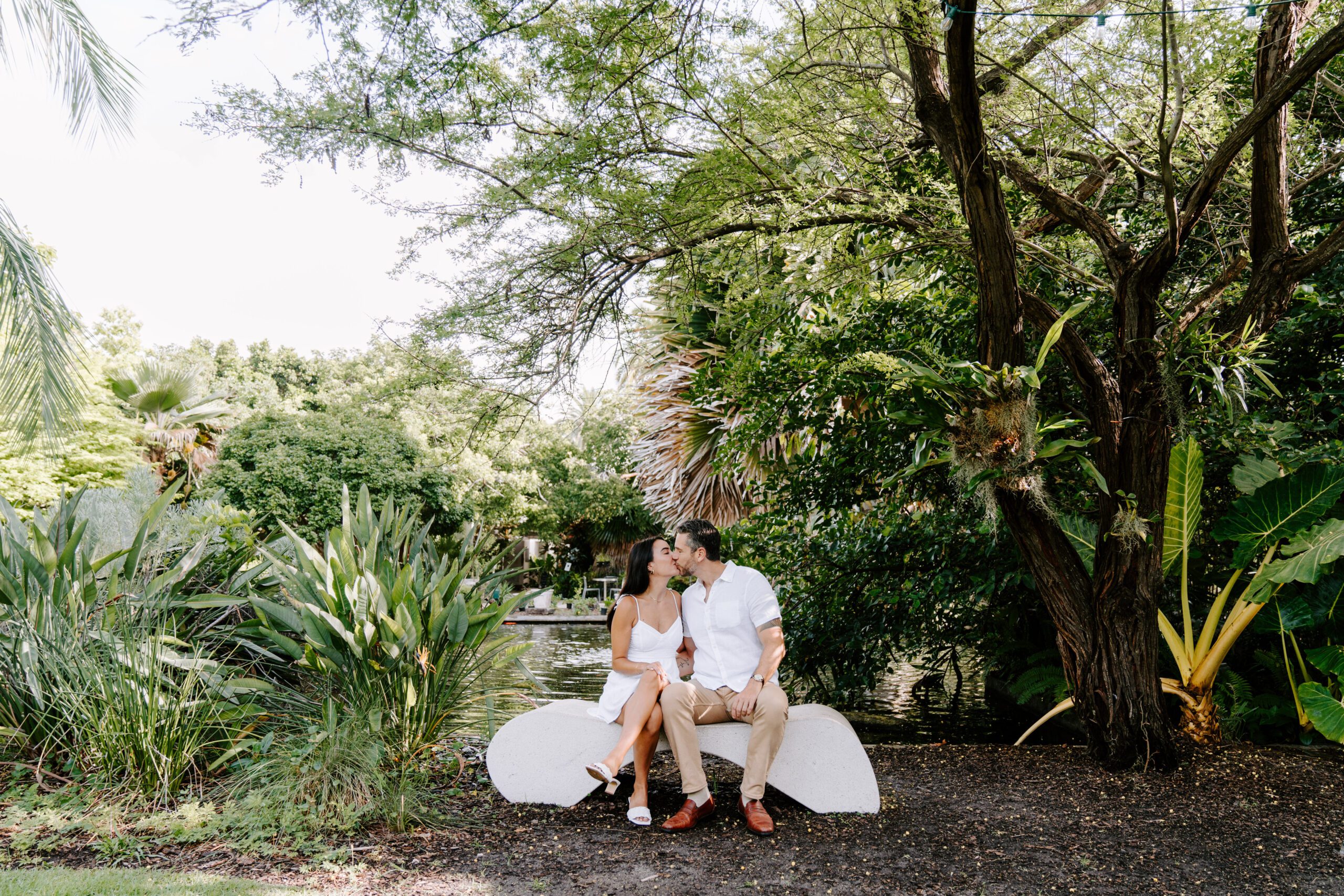 Engagement Session at the Miami Beach Botanical Garden